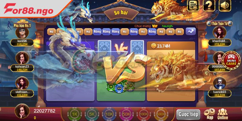 Mẹo chơi game bài Rồng Hổ giúp tăng cơ hội thắng